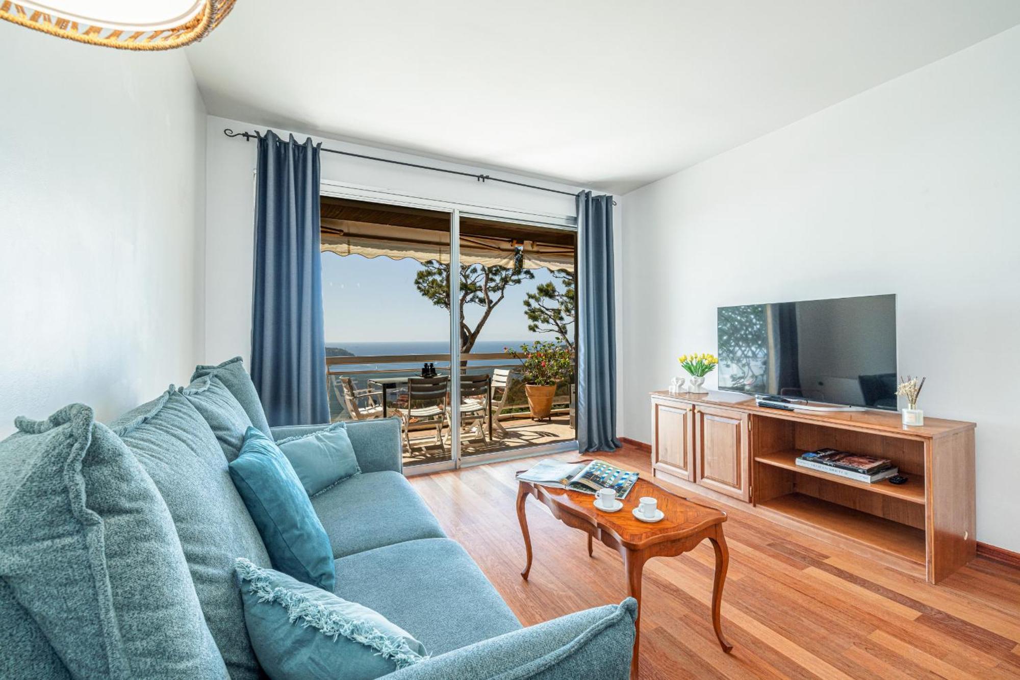 Extraordinary Sea View - 1 Bdr With Ac Apartment Villefranche-sur-Mer Ngoại thất bức ảnh